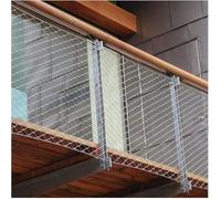 Filet en maille d'acier inoxydable durable - Clôture de jardin flexible avec boutons-pression Idéal pour la ferme et les jardins Protection des plantes en plein air Polyvalent et résistant aux