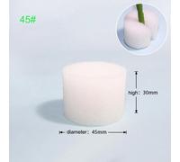Filet En Maille Hydroponique Sans Sol, 50 Pièces, Panier Pour Plantes, Légumes, Tasse De Pépinière, Pot, Plateau Éponge, Jardinière Végétale Aéroponique, Colonisation Clone Q1.Sponge No.45
