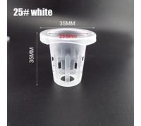 Filet En Maille Hydroponique Sans Sol, 50 Pièces, Panier Pour Plantes, Légumes, Tasse De Pépinière, Pot, Plateau Éponge, Jardinière Végétale Aéroponique, Colonisation Clone Q1.No.25 White
