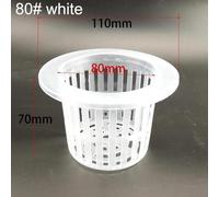 Filet En Maille Hydroponique Sans Sol, 50 Pièces, Panier Pour Plantes, Légumes, Tasse De Pépinière, Pot, Plateau Éponge, Jardinière Végétale Aéroponique, Colonisation Clone Q1.No.80 White
