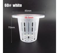 Filet En Maille Hydroponique Sans Sol, 50 Pièces, Panier Pour Plantes, Légumes, Tasse De Pépinière, Pot, Plateau Éponge, Jardinière Végétale Aéroponique, Colonisation Clone Q1.No.60 White