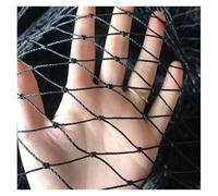 Filet en Nylon Noir Lourd, Filet de pêche Anti-Oiseaux, clôture Jardin, Arbres fruitiers, Protection, cerf, Chat, Chien, Poulet(1Mx10M,Grid2x2CM)