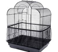 Filet en Nylon Ventilé,Coquille De Couverture De Cage à Oiseaux, Jupe De Cage à Oiseaux VentiléE De Grande Taille, 4 Couleurs, Couverture De Filet De Maille en Nylon De Perroquet De Garde De Graines