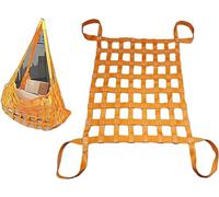 Filet Fixe Pour Charges Lourdes, Ceinture de Levage de Sécurité, Utilisé Pour Le Chargement Et Le Déchargement de Marchandises, La Traction Et Le Levage Sur Chantier/ Color/3*3.0M/Mesh 20Cm/Load 3.5T