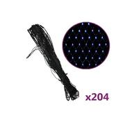Vidaxl Filet Lumineux Bleu De Noël 3x2 M 204 Led Intérieur/Extérieur Bleu