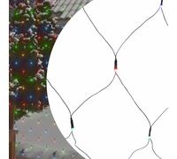 Filet Lumineux Coloré de Noël 3x3 m 306 LED Intérieur/Extérieur Salon vidaXL