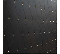 Filet lumineux décoratif - NEDIS - 2x1m - 160 LED - Blanc chaud - Effets variés