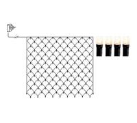 Filet lumineux LED 3x3 mètres, 200 LED blanc froid