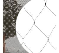 vidaXL Filet lumineux LED 4 x 4 m - 544 LED blanc froid, IP44, 8 effets, intérieur/extérieur