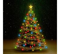 Filet lumineux pour sapin de Noël avec 150 LED Multicolore 150 cm