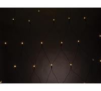 Filet lumineux Vellight SPIKA 2x2 m, blanc chaud, économie d'énergie & convient pour l'intérieur et l'extérieur,
