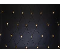 Filet lumineux Vellight SUBRA 2x2 m, blanc chaud, économie d'énergie & convient pour l'intérieur et l'extérieur,
