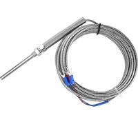Filet M8 PT100 Platinum Resistor Thermocouple 50mm Probe Temperature Sensor Wire 0-400�� (5 m)