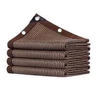Filet marron résistant aux UV - Bâche en maille durable et résistante à la déchirure pour serre, terrasse, plante, fleur et poulet - Tailles de 1 m à 8 m pour une utilisation polyvalente