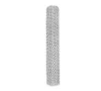 Filet Métallique Hexagonal Galvanisé Argenté, Grosse Surface | Découpable en Formes Variées, Haute Résistance à Traction, Entretien Facile pour Usages Compatibles