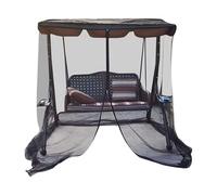 Filet moustiquaire pour patio | Filet de chaise balancelle d'extérieur pour terrasse | Enclos léger de protection UV pour garage, appartement, camping en plein air, terrasse cour