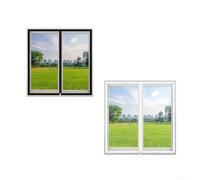 Filet Nylon Haute Résistance Anti-Griffes pour Fenêtre(black 140x150cm) | Transparent, perçage, sécurité balcon, anti-chute chat, installation rapide