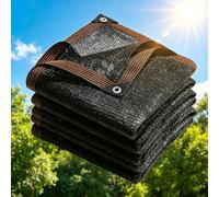 Filet Ombrage 145 x 220 cm avec Œillets, Protection UV, Respirant, Rafraîchissant Filet d'ombrage de Jardin avec Œillets pour Serre Jardin Pergola Pet House, Noir