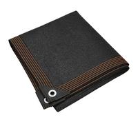 Filet Ombrage 350 x 600 cm Coupe-Vent Perméable à l'eau, avec Bordure, avec Œillets Jardin Bâche d'ombrage pour Serre Jardin Pergola Pet House, Noir
