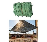 Filet ombrage 3x4m (9.84x13.12 in) Protection Polyvalente Ombrage pour Jardin,Clôture,Balcon,Tonnelle.pour Camping,Résistant au Soleil et à l'eau(Vert)
