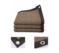 Filet Ombrage Exterieur, 3x2m Café Filet Anti Chaleur avec Œillets, Voile D'ombrage Respirante pour Jardin Plante Poulailler(16X20ft/5X6m)