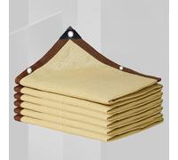 Filet Ombrage Extérieur 3x5m Ombrage Terrasse Filet d' ombrage Extérieur Filet Anti Insecte Potager avec œillets pour Tissu pour Pergola Filet Dombrage,beige-5x7m