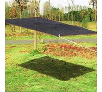 Filet Ombrage Extérieur Toile Pergola 4x3 Tissu d'ombrage Toile d'ombrage Imperméable Rectangulaire 3x4 L'air Peut circuler vers et vers Le Bas - sans perçage,black-4x6m