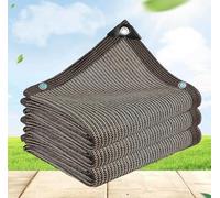 Filet Ombrage Extérieur Voile d'ombrage Rectangulaire Voile Dombrage Filet Ombrage Extérieur Filet Anti Chaleur Toile Ombrage Extérieur 3x3 Carré,brown-4x5m