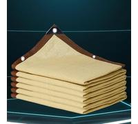 Filet Ombrage Microperforée Beige Voile ombrage Toile Ombrage Extérieur 5x5 Toile Pergola 4x3 pour La Couverture Végétale/Serre/Jardin/Pergola,beige-2x6m
