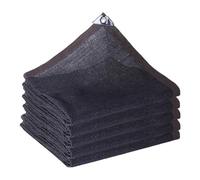 Filet Ombrage Pergola Sable Ombrage Terrasse Toile Ombrage Extérieur Toile Pergola 3x4 L'air Peut circuler vers et vers Le Bas - sans perçage,black-6x8m