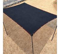 Filet Ombrage Serre Tunnel Voiles d'ombrage pour Patio Toile d'ombrage 3x3 Filet Anti Chaleur Filets de Balcon Filet de Protection Contre Le Vent,black-2x2m