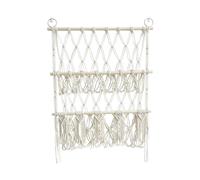 Filet ou hamac pour animaux en peluche | Hamac jouet double couche avec glands,Filet de rangement pour jouets pour grand présentoir en peluche, filet pour animaux réglable pour chambre d', salle de je