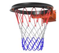Filet Panier Basket Exterieur, Filet De Basket-Ball Portable Détachable, Filet de Basketball Professionnel Épais pour L'extérieur résistant à la Pluie et au Soleil pour Sports D'intérieur extérieur