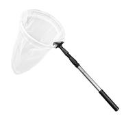 Filet Papillon - Insectes - Filet de pêche avec Barres, écumeur de Piscine Amovible et Maille de pêche - avec Tige en d'aluminium - Filet Anti-Insectes Circulaire pour, extérieur