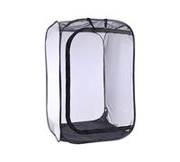 Filet papillon pliable en maille transparente pour chenilles 38 x 38 x 60 cm