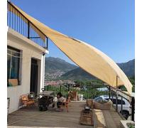 Filet Pare-soleil Beige, Filet de Protection Solaire, Avec Boucle de Suspension, Couverture Pare-soleil, Adapté À La Couverture Pare-soleil Dans Diverses Scènes(400x500cm/13.1x16.5ft)