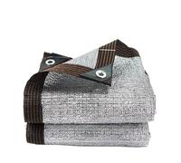 Filet Pare-Soleil en Aluminium Filet d'ombrage de Jardin en Aluminium à 99% for la Protection l'intimité, Solaire, abri bâtiment, Gazebo, pergola, Balcon(3x6m)