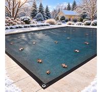 Filet Piscine Anti Feuilles De Protection Rectangulaire 5x10m/6x12m | Bâche De Protection Piscine Enterrée Et Hors-Sol, Couverture Piscines Hivernage Pour Extérieur, Anti Feuilles Anti-déchirure