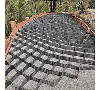 Filet pliable pour patio et guar pour allées, chemins et pelouses, design nid d'abeille à remplir avec des pierres, du sable, de la terre et de la boue