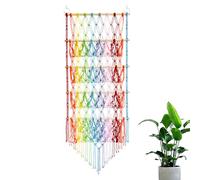 Filet porte-hamac pour poupées - organisateur suspendu à 4 niveaux, porte-jouets en maille Boho Macrame, hamac décoratif monté sur mur, affichage multicouche | solution de rangement pour animaux