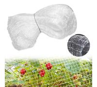 Filet Poules Anti Oiseaux 3 x 10m, Protection Réutilisable Pour Volière, Balcons, Jardins, Clôtures, Vergers, Potagers - Anti Pigeon (Blanc)