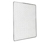 Filet pour barbecue, barbecue, grillage en acier inoxydable, grille 40 x 25 cm de four de drainage à l'huile, grillades à charbon, pique-nique all