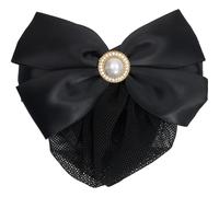 Filet pour cheveux avec nœud femme Equipage Agnes Noir TU