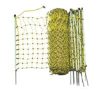 Filet pour clôture électrifiable pour lapin Beaumont Jaune 0,65x50 m