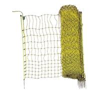 Filet pour clôture électrifiable pour volaille Beaumont Jaune 1,12x50 m