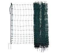 Filet pour clôture non électrifiable volaille double pointe Kerbl Premium Vert 25 m/106 cm