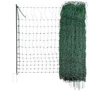 Filet pour clôture volaille électrifiable double pointe Kerbl Vert 50 m/106 cm