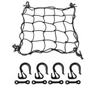 Filet pour - Filet de chargement pour camion | Filets élastiques | Lits de ramassage | Élastique carré en maille haute résistance avec 4 crochets et 4 œillets, peut accueillir une petite