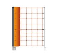 Filet pour moutons double pointe, 105 cm / 50 m électrifiable et 14 piquets noirs