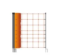 Filet pour moutons double pointe, 90 cm/ 50 m de long électrifiable, 14 piquets noirs double pointe